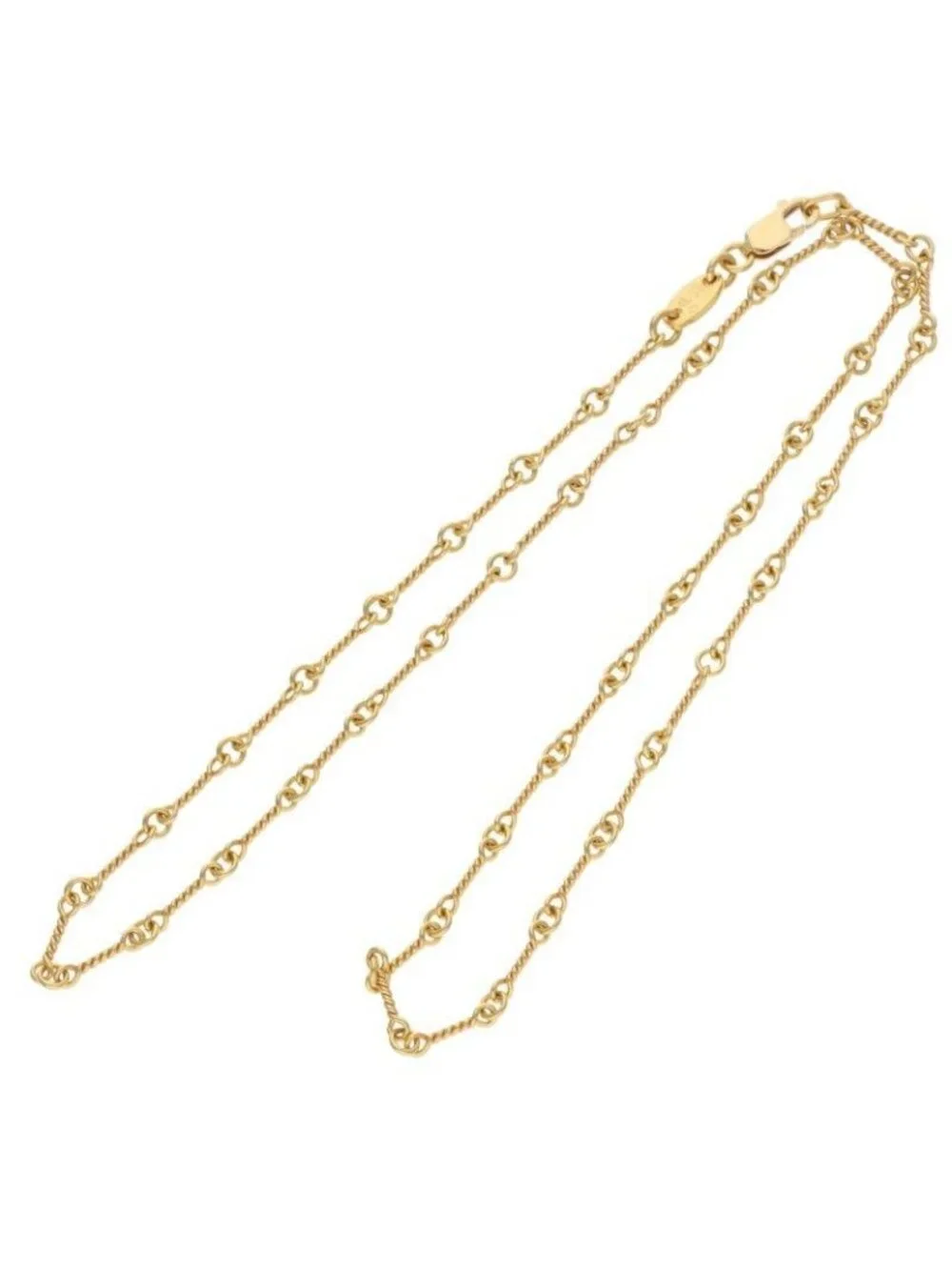 Chrome Hearts 22k Neckchain Twist Chain Gold Necklace